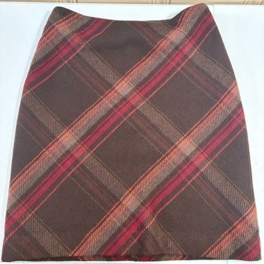 Talbots Womens Wool blend A-Line Skirt sir 6